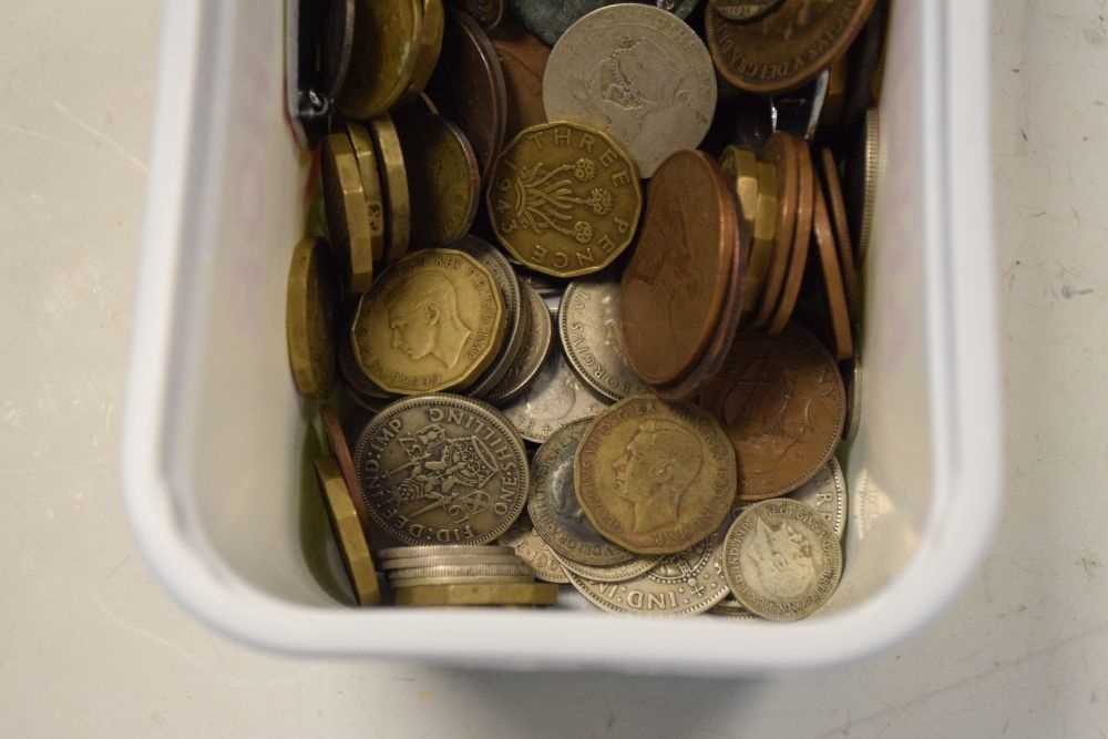 Quantity of silver and other coinage and lapel badges - Image 4 of 5