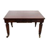 Reproduction mahogany Victorian style coffee table,