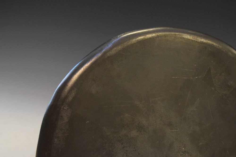 Tudric pewter circular tray after a design by Archibald Knox - Image 9 of 9