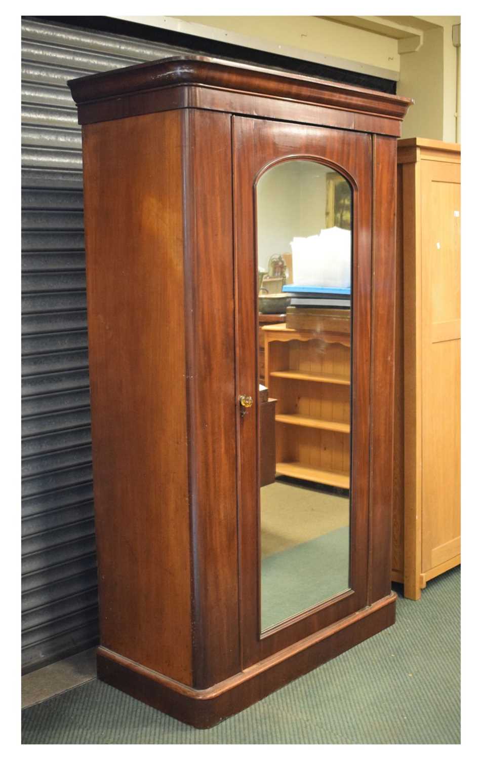 Victorian mahogany wardrobe - Image 2 of 7