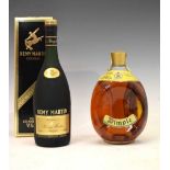 Bottle of Remy Martin V.S.O.P. Cognac, and a 1 litre bottle of Dimple Haig Scotch Whisky