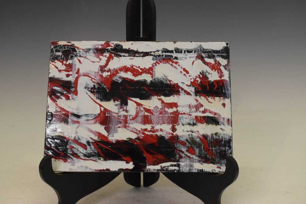 Patricia Schelpher Jones - Quantity of enamel panels with abstract decoration - Image 3 of 11