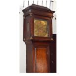George Smith, Beaminster long case clock with brass dial