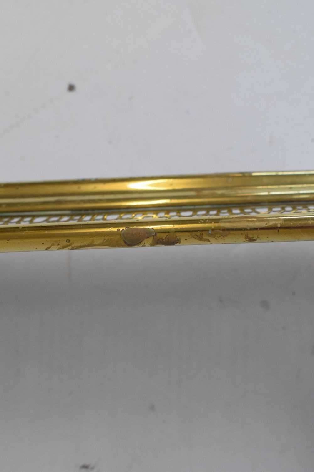 Modern brass bed end and fender - Image 14 of 15