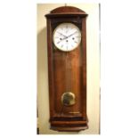 Modern German Vienna style wall clock signed Kieninger