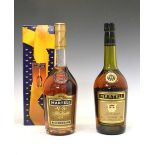 Two bottles of Martell V.S. fine cognac (2)