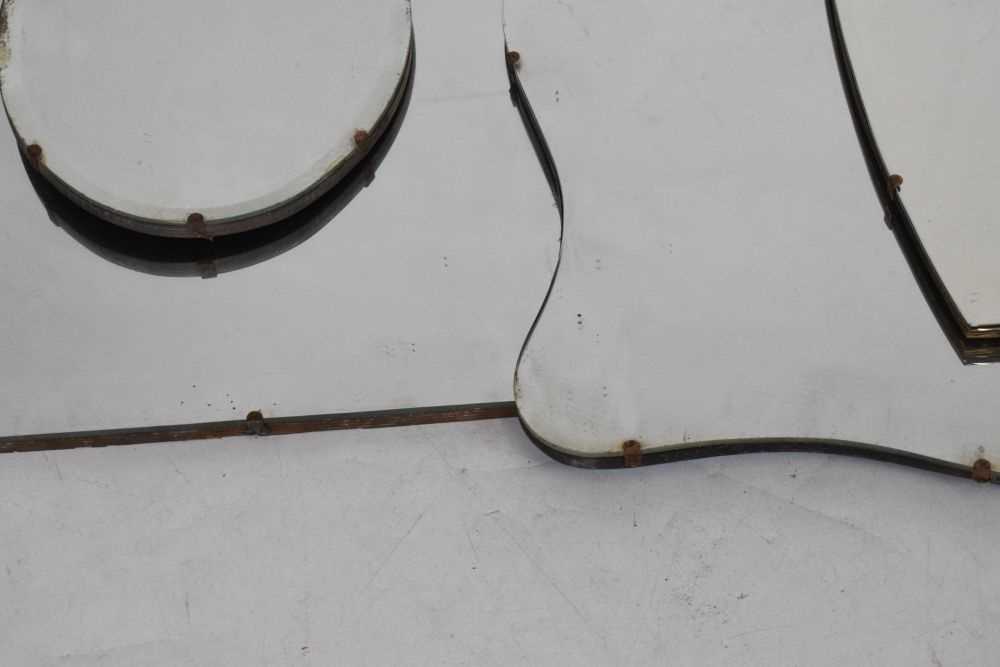 Quantity of 20th Century frameless mirrors - Image 6 of 8