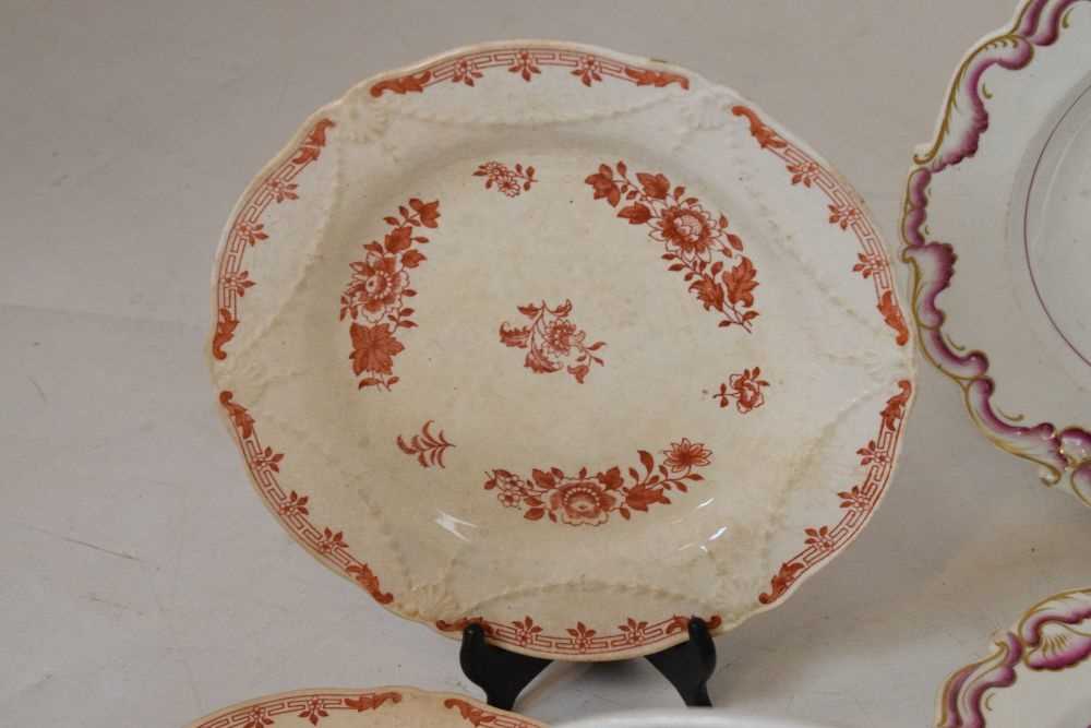 Quantity of ceramics to include: Chamberlain's Worcester soup bowls; Ironstone tureen and dish; Wedg - Image 8 of 10