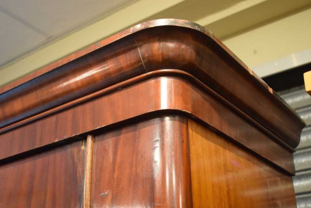 Victorian mahogany wardrobe - Image 4 of 7