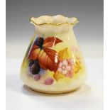 Royal Worcester blackberry vase