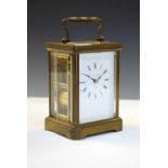 Matthew Norman, London brass cased carriage clock