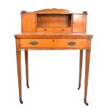 Early 20th Century lady's satinwood 'bonheur du jour' writing desk