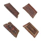 Persian rug, together with three other rugs (4)