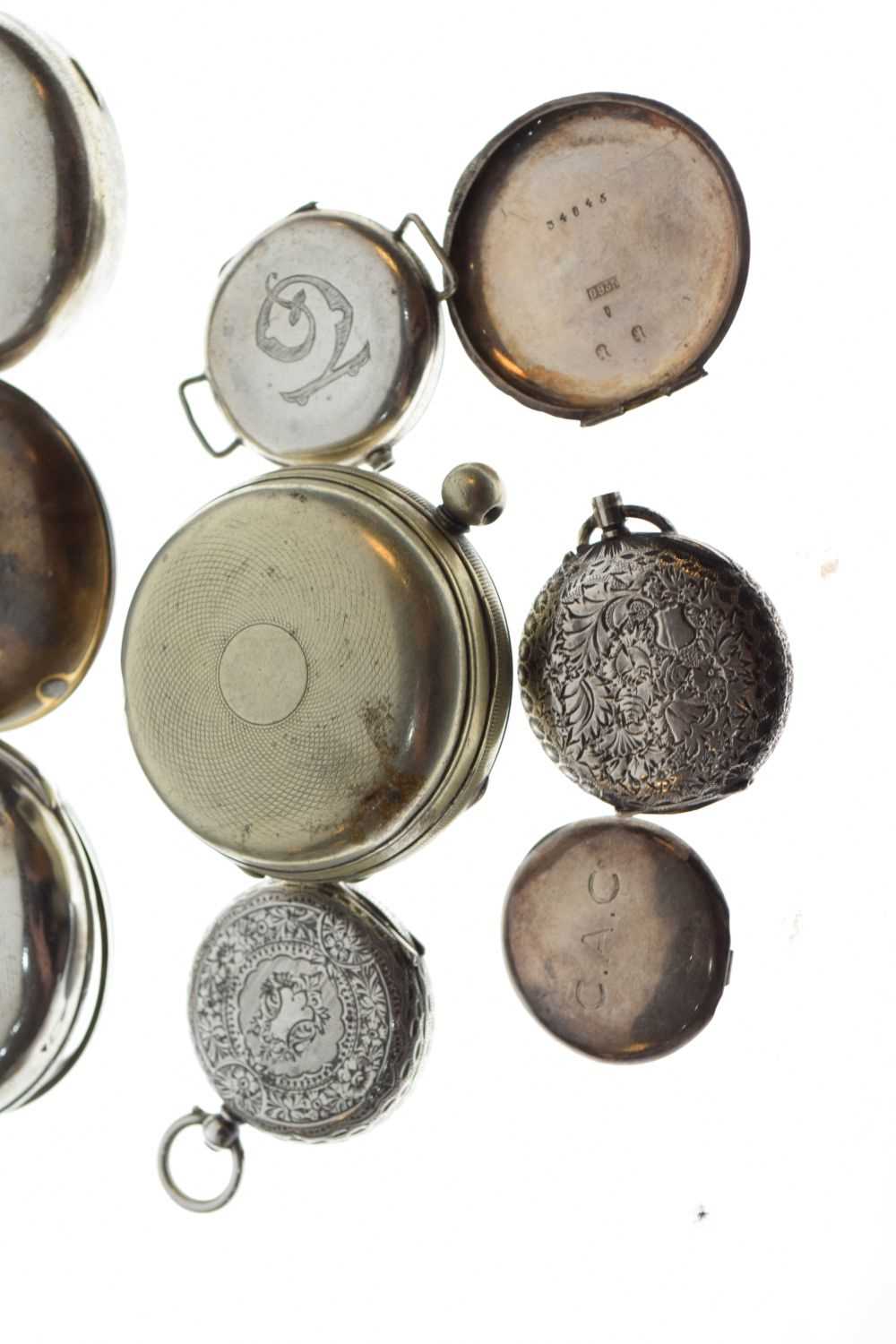 Quantity of silver cased pocket watches and empty cases - Image 6 of 6