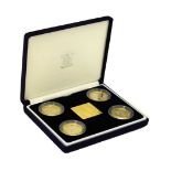 Royal Mint 2002 Commonwealth Games four-coin silver proof set