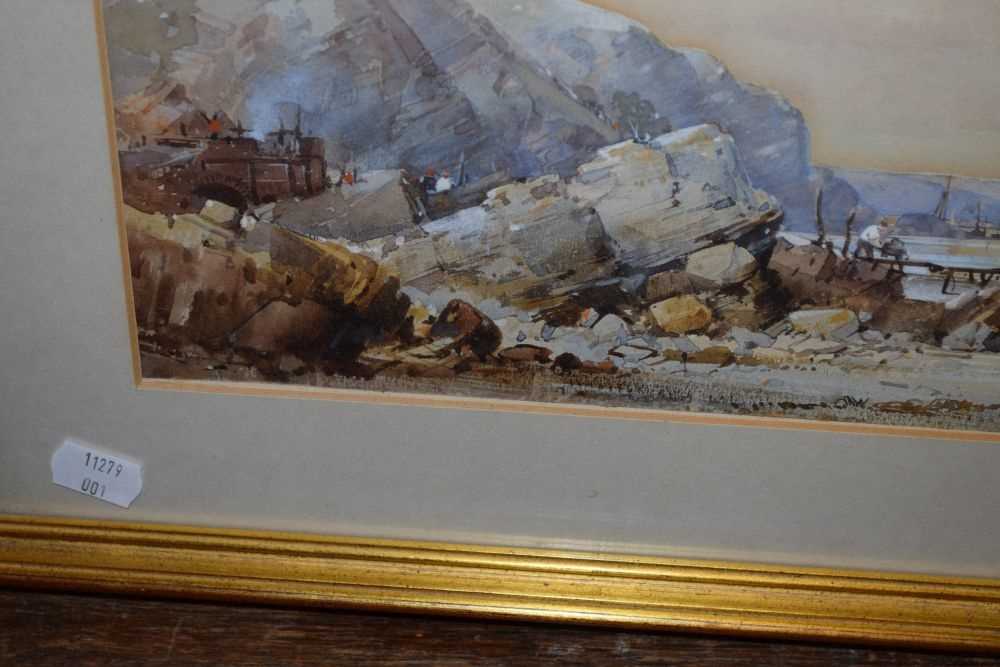 George Wolfe (British 1834-1890) - Pair of watercolours - Coastal scenes - Image 7 of 14