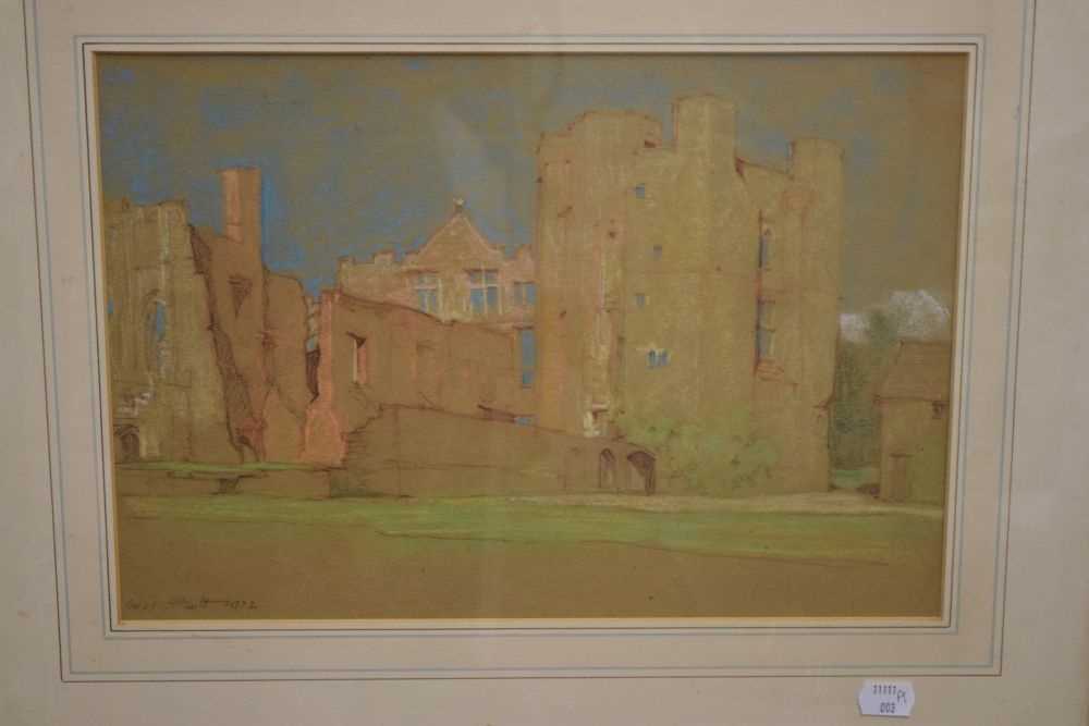 Walter Herbert Allcott (1880-1951) - Pastel - Kenilworth Castle - Image 2 of 6