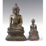 Two South East Asian figures of Buddha