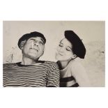 Eve Arnold, (1912-2012) - Anthony Quinn and Anna Karina
