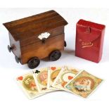 Novelty playing card box - Railway tender