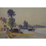 Robert Weir Allen (British, 1852-1942) - River scene