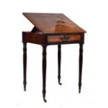 Early 19th Century mahogany writing table