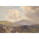 Frederick John Widgery, (1861-1942) - Watercolour - 'Yes Tor, Dartmoor'