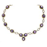 Amethyst necklace,