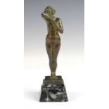 After Louis Betti, bronze figure of Phryne