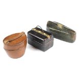 Three novelty inkwells