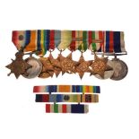 Medal group awarded to T.H. Hulland, Able Seaman Royal Navy
