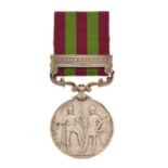 Victorian India Medal awarded to Private A. Yates of the Argyll and Sutherland Highlanders