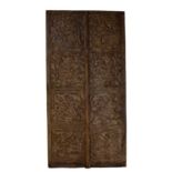 Indian (Rajasthan) carved hardwood door