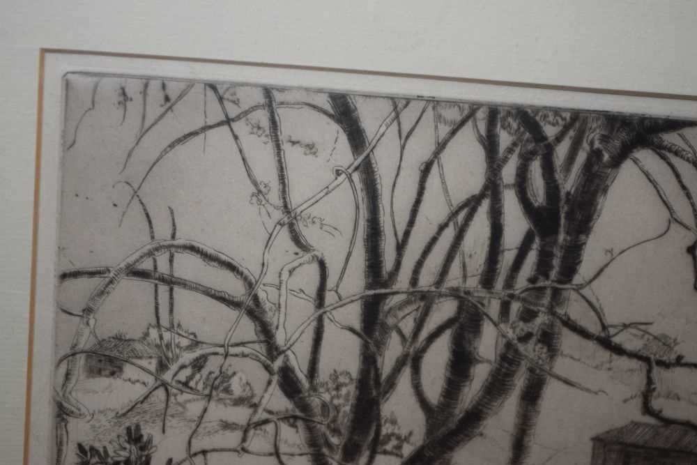 Ernest Herbert Thompson R.E (1891-1971) - Etching - 'A Spanish Valley' - Image 7 of 11