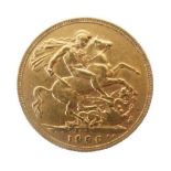 Edward VII Gold Sovereign, 1906