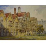 Arthur C. Fare RWA (1876- 1959) - Watercolour - 'St. Peter's Hospital'