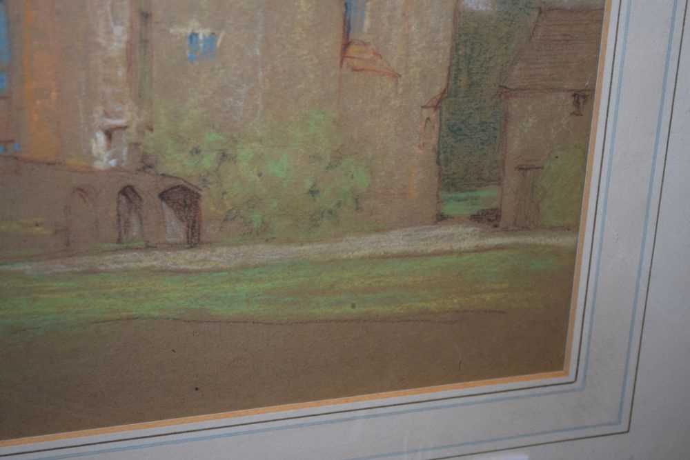 Walter Herbert Allcott (1880-1951) - Pastel - Kenilworth Castle - Image 4 of 6