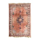 Fine quality signed Persian Tabriz silk on silk carpet