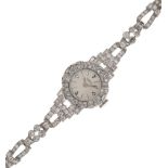 Tourist - Lady's diamond set cocktail bracelet watch,