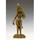 Sino Tibetan figure of a goddess