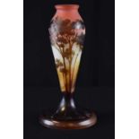 Galle glass lamp base