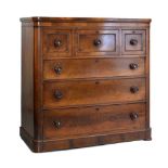 19th Century mahogany 'Scotch' chest of drawers