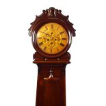 Mid 19th Century Scottish mahogany-cased 8-day longcase clock