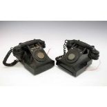 Two GPO F.D.1 switchboard telephones