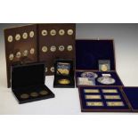 Quantity of commemorative coin and medallion sets