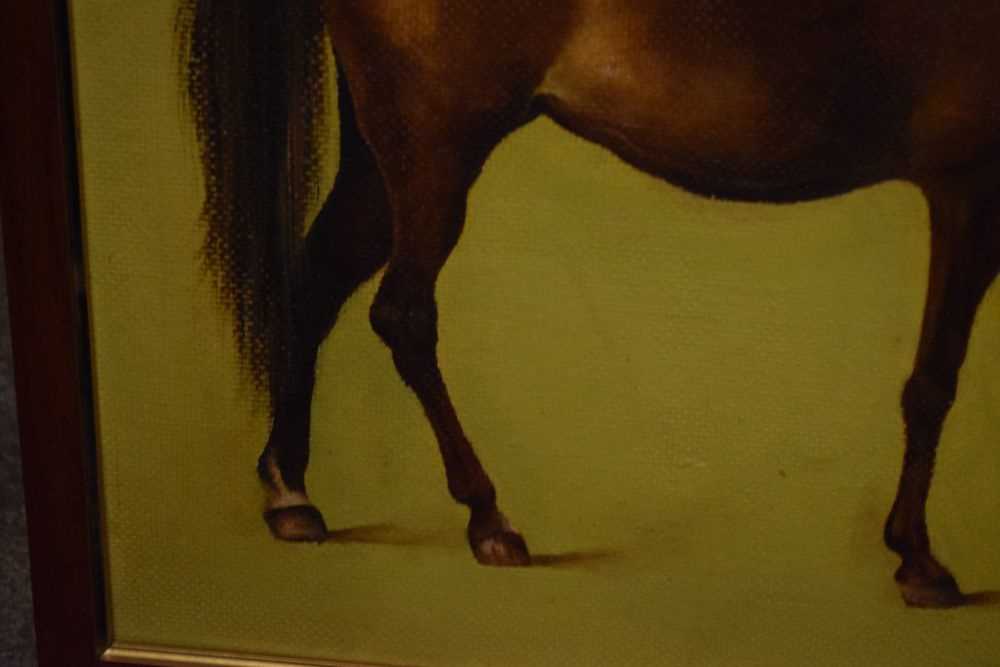 John Edward Taylor - Oil on board - Study of three horses - Image 3 of 7