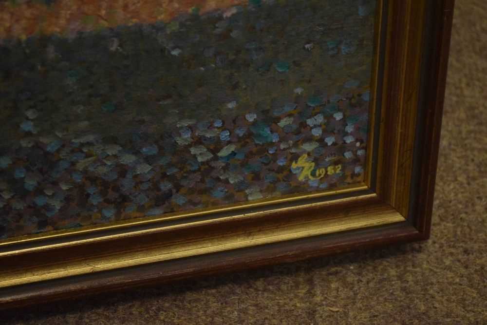 Gwen Roberts RWA (20th Century) - Oil on board - Country scene - Image 3 of 7