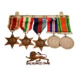 World War II medal group- John Rogers, Kings Own Royal Regiment