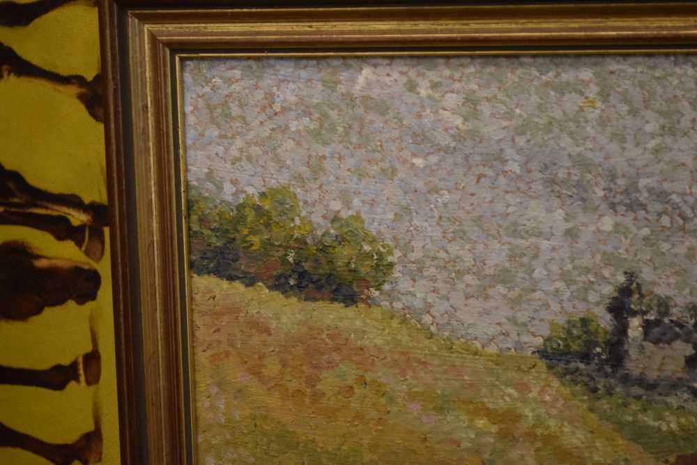 Gwen Roberts RWA (20th Century) - Oil on board - Country scene - Image 5 of 7