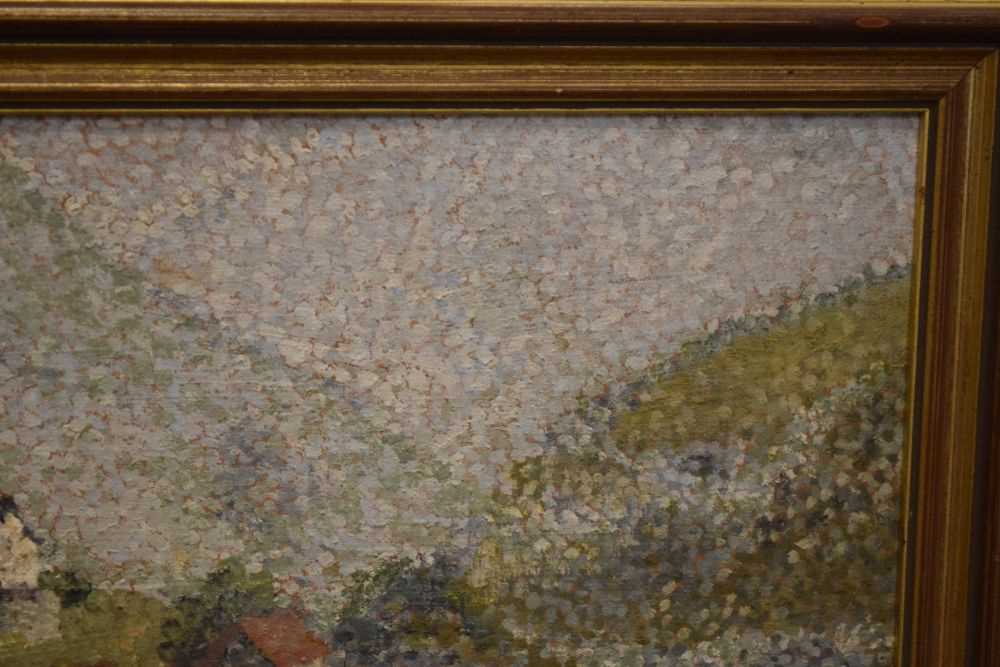 Gwen Roberts RWA (20th Century) - Oil on board - Country scene - Image 4 of 7